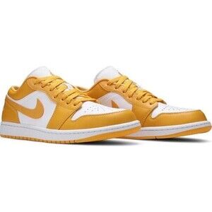 Nike Air Jordan 1 Low Pollen Yellow White 553558-171 Men’s Size 11